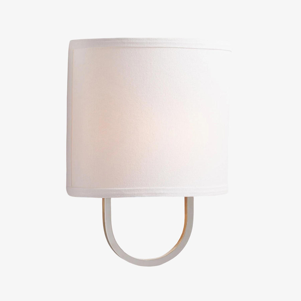 Nolvara Elegante Wandleuchte mit weichem Schirm und Metallarm