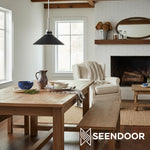 Load image into Gallery viewer, Aurenza Modern Farmhouse Pendant Light - Adjustable Shade for Warm Ambiance
