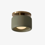 Load image into Gallery viewer, Cerova Modern Porcelain Flush Mount Ceiling Light– Elegant Ivory Shade