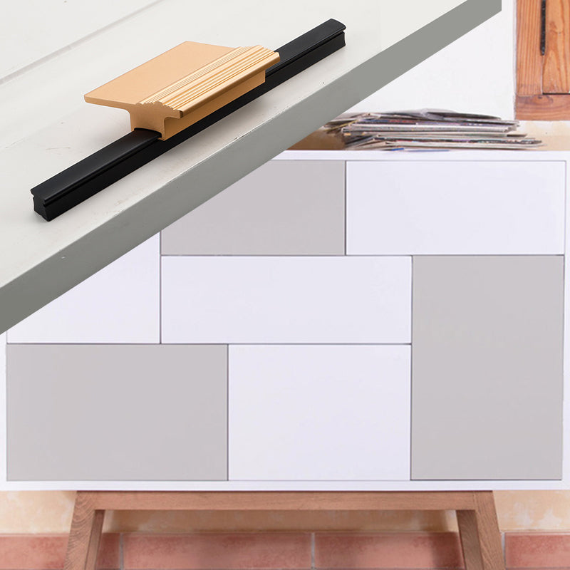 Nordic Modern Simplicity Aluminum Alloy Cabinet Pulls 3-3/4"cc With Classic Refined-Seendoor