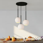 Load image into Gallery viewer, Selvion Asymmetric Glass Ball Chandelier for Dining Room &amp; Living Room
