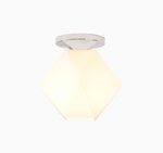 Load image into Gallery viewer, Talvior Sculptural Flush Mount Ceiling Light – Faceted Glass for Modern Interiors
