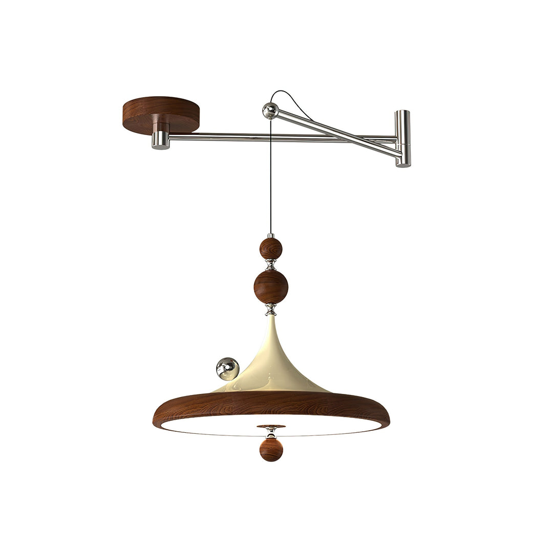 Lampa wisząca Ballora z ramieniem wahadłowym
