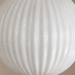 Cargar imagen en el visor de la Galería, Close view of ribbed milk glass texture