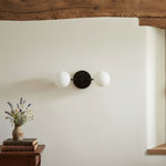 Load image into Gallery viewer, Glorica Glass Curved Arm Modern Wall Lamp for Bathroom &amp; Hallways
