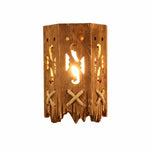 Cargar imagen en el visor de la Galería, Cutout Wood Shade Wall Sconce
