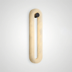 Bild in die Galerieansicht laden, Alabaster Loop Wandleuchte