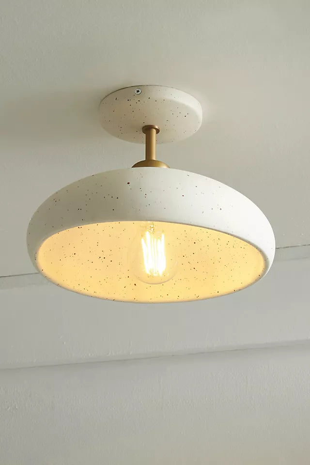 Radiica keramische gevlekte plafondlamp – handgemaakte verlichtingsaccent
