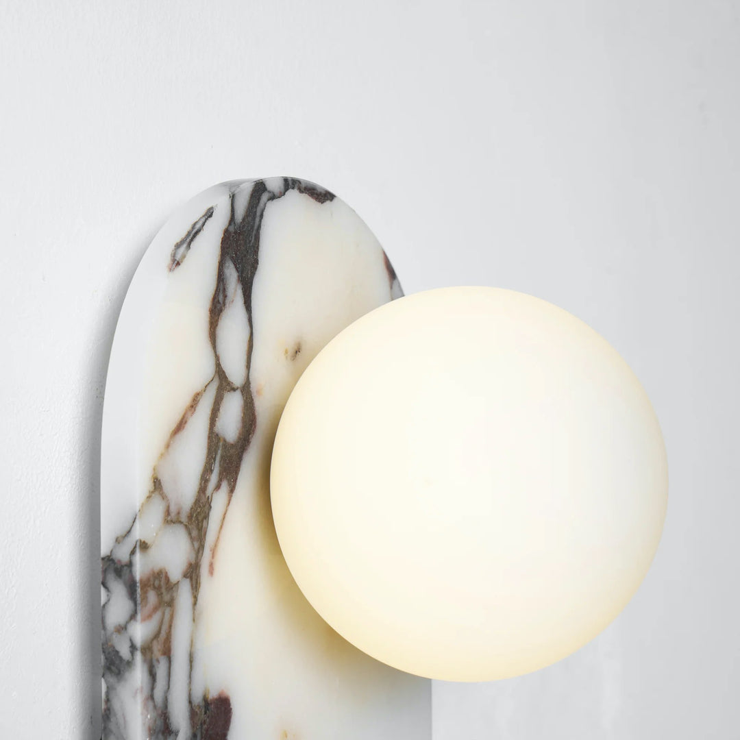 Vinbrea Modern Accent Wall Lamp – Marble Body Design for Living Room or Bedroom