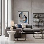 Afbeelding laden in galerijweergave, Ceruna Moderne Keramische Tafellamp – Sculpturaal Lichaam Strakke Afwerking voor Entree en Lounge