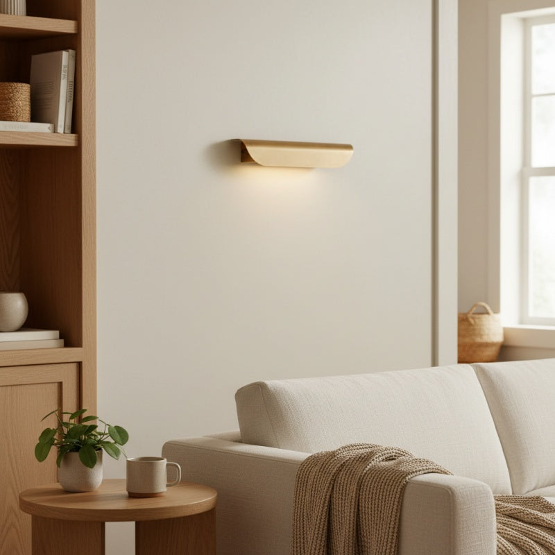 Applique da parete moderna in metallo Hidra – Applique minimalista a luce diretta verso il basso per case moderne