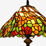 Afbeelding laden in galerijweergave, TF Sorenia Elegante Glas-in-Lood Lamp - Handgemaakte Tiffany Tafellamp voor Interieurs thuis