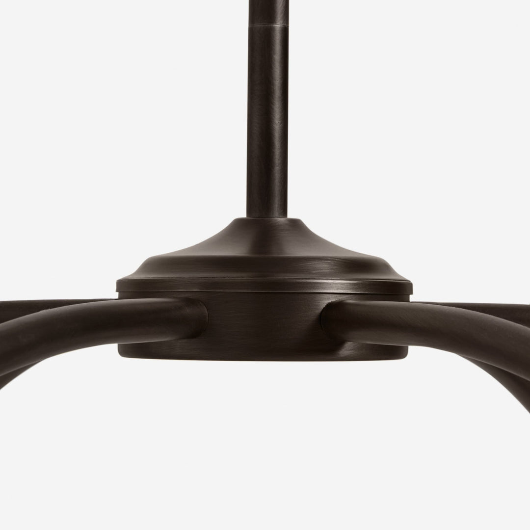 Florevian Nowoczesna Lampa Wisząca z Lnu - Artystyczne Wyraziste Oświetlenie do Jadalni