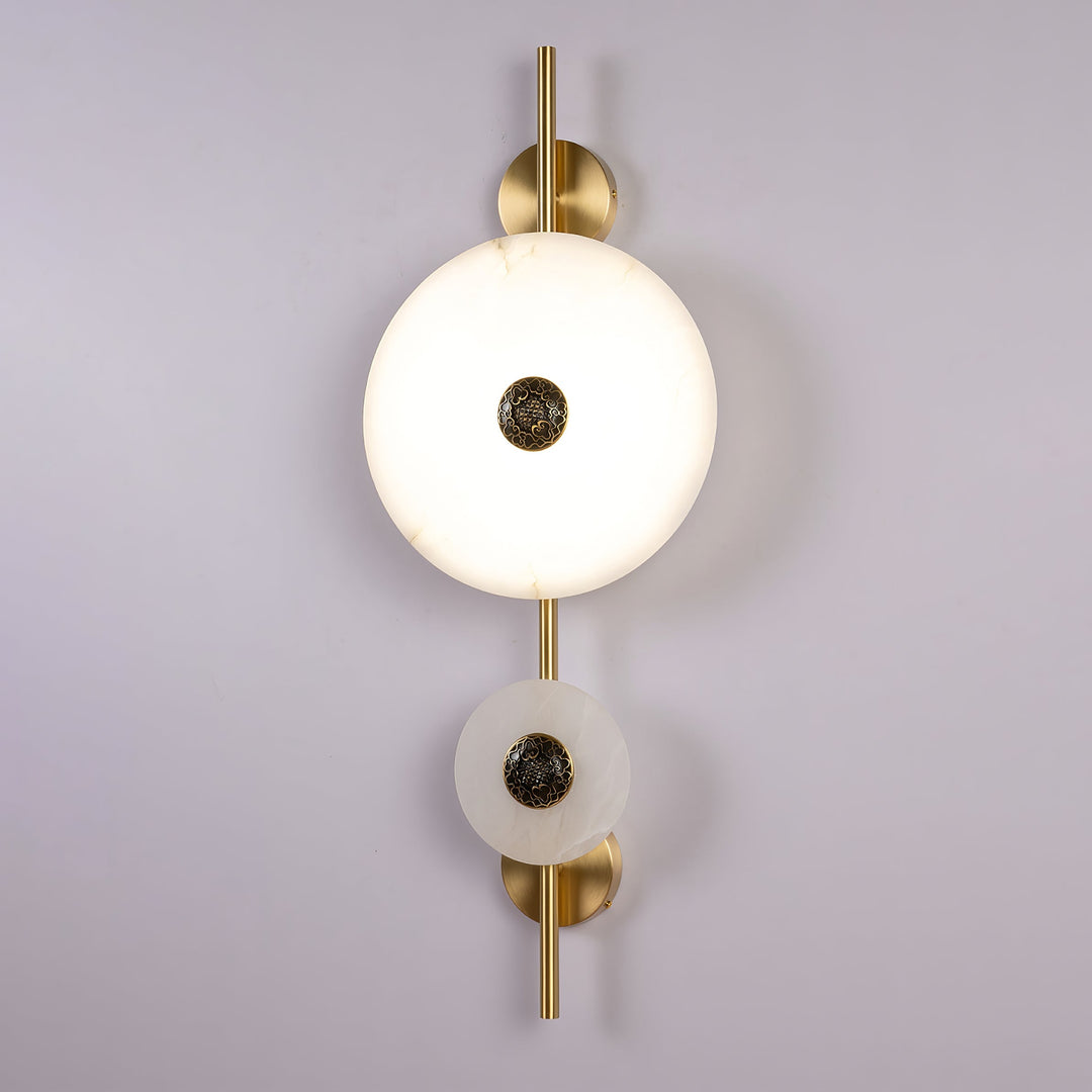 Alabaster Eclipse Wandleuchte