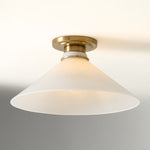 Load image into Gallery viewer, Aurenza Flush Mount – Farmhouse Ceiling Light with Simple Elegant Design
