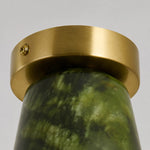Cargar imagen en el visor de la Galería, brushed gold metal ceiling cap detail