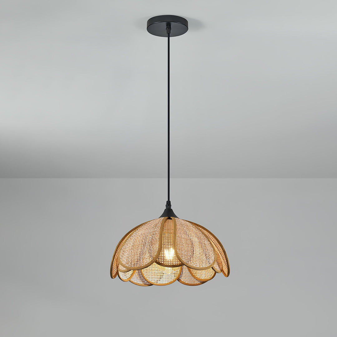 Bloom Rattan Pendelleuchte