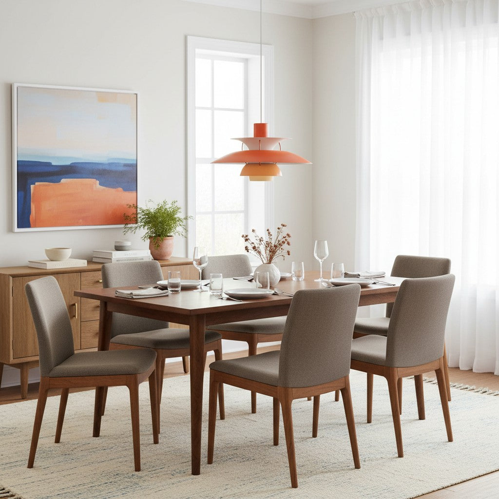 Layora Moderne Scandinavische Hanglamp – Meerkleurig Aluminium Design voor Eet- en Woonkamer N38