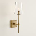 Load image into Gallery viewer, Derlina Multi-Head Candlestick Clear Glass Wall Lamp – Retro Metal Sconce
