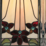 Afbeelding laden in galerijweergave, TF Camillo Mozaïek Tiffany Glas Hanglamp - Vierkante Lantaarn Lampenkap - Ambachtelijk Woondecoratie Accessoire