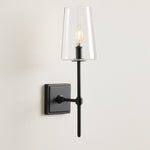 Load image into Gallery viewer, Derlina Multi-Head Candlestick Clear Glass Wall Lamp – Retro Metal Sconce
