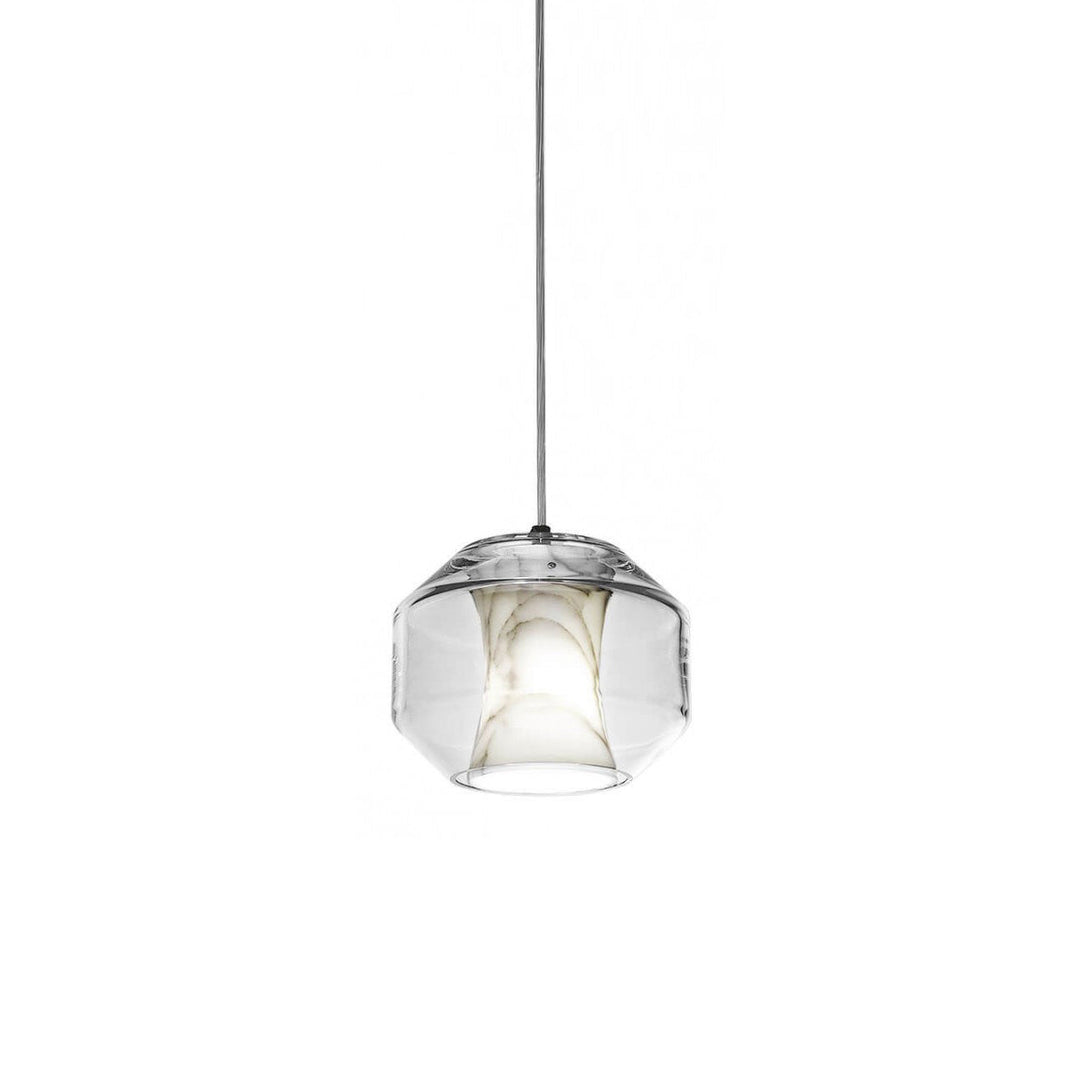 Glas Alabaster-Pendelleuchte