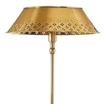 Afbeelding laden in galerijweergave, Auriglow geëmailleerde messing geperforeerde vloerlamp - space age stijl - woondecoratie
