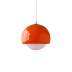 Load image into Gallery viewer, Nordic Lipko Pendant Light – Compact Frosted Globe Hanging Lamp for Apartments and Cozy Nooks