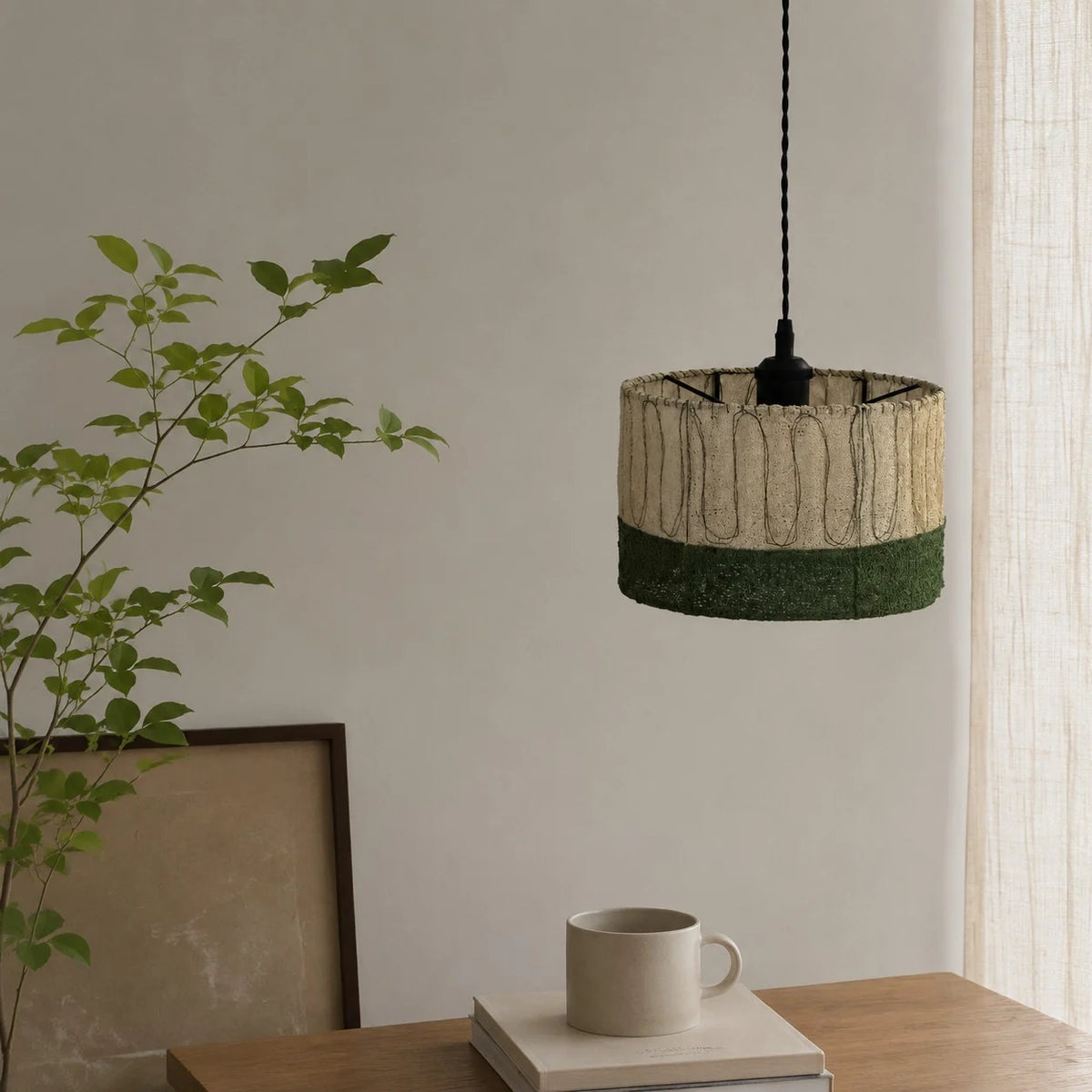 Loofah pendant shade product view
