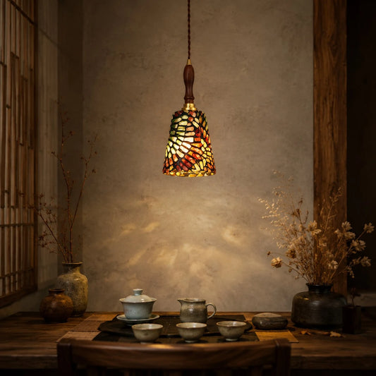 Warm dining or tea table accent lighting scene