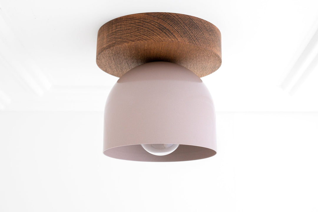 Metio Dome Bowl Shape Modern Flush Mount for Bedroom & Living Room