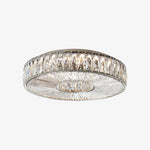 Afbeelding laden in galerijweergave, Glomar Glazen Ronde Opbouw Plafondlamp - Modern Metaal Glas Afwerking Woonruimtes