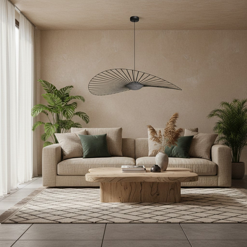 Spirava Moderne Strohoed Hanglamp - Noordse Hanglamp voor Woonkamer N49