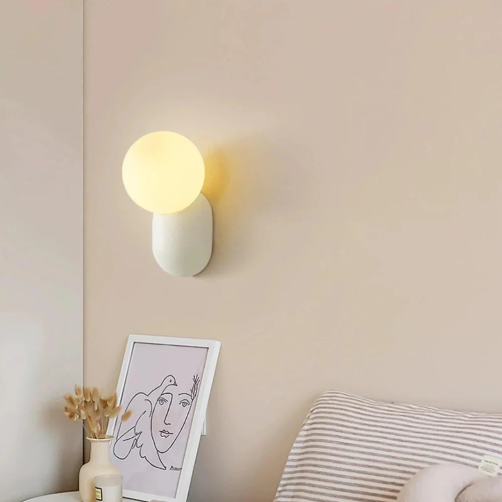 Luz de Pared de Orbe de Vidrio Nórdico Luma