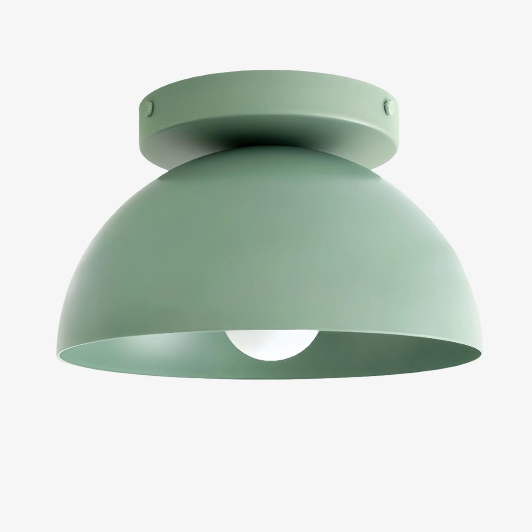 Metio Multi-Color Dome Flush Mount Ceiling Light Contemporary for Dining Area & Entry