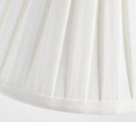 Load image into Gallery viewer, Luvora Brass Table Lamp - Textured Pleated Shade Light in Farmhouse Style
