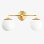 Load image into Gallery viewer, Glorica Glass Wall Sconce - Modern Vintage Vanity Light Fixture
