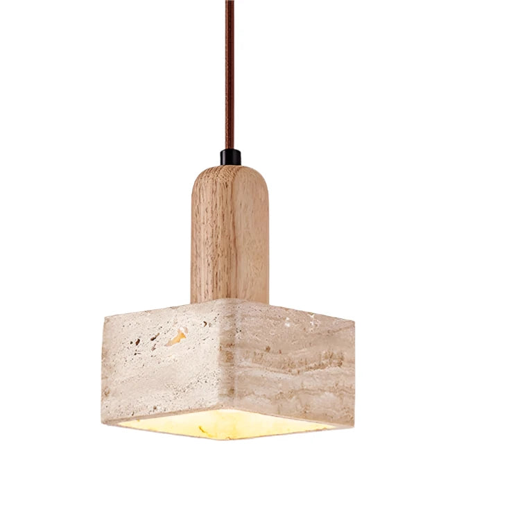 Travertijn Vierkante Hanglamp