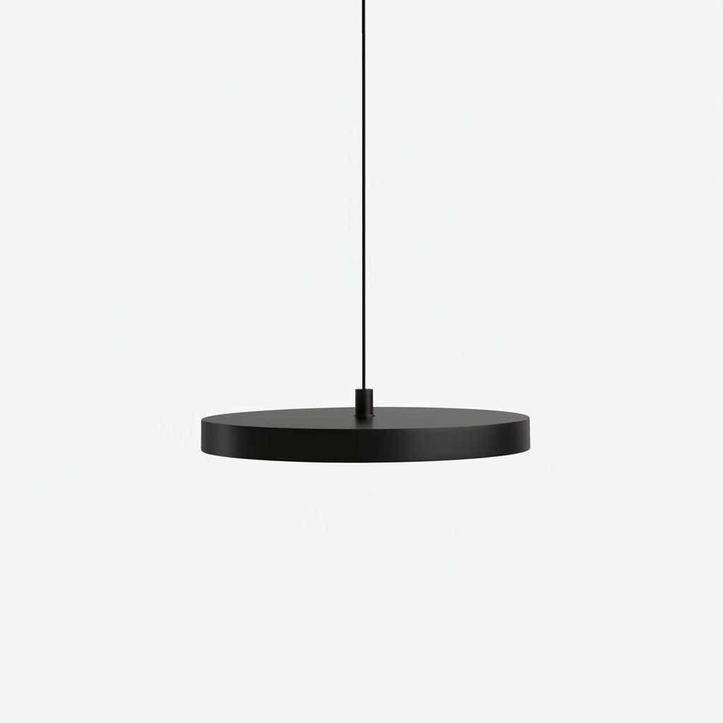 Evanos Disc Design Pendant Light – Sculptural Iron Disc Style for Modern Dining Room