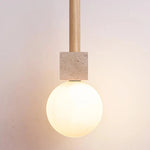 Load image into Gallery viewer, Modern Travertine Cube Pendant Light
