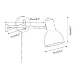 Load image into Gallery viewer, Collin Adjustable Plug In Wall Lamp