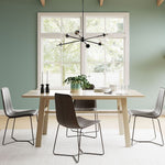 Load image into Gallery viewer, Brina 6-Light Glass Metal Frame Chandelier - Perfect Lighting
