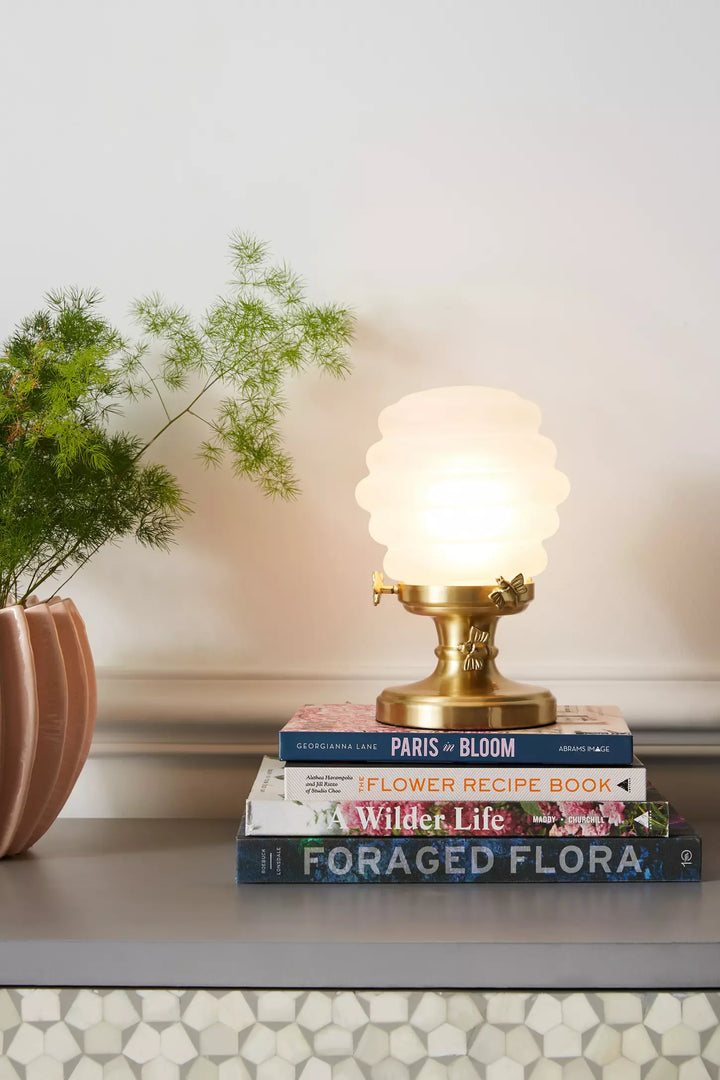 Capigia decoratieve tafellamp - glas en metalen decoratieve verlichting