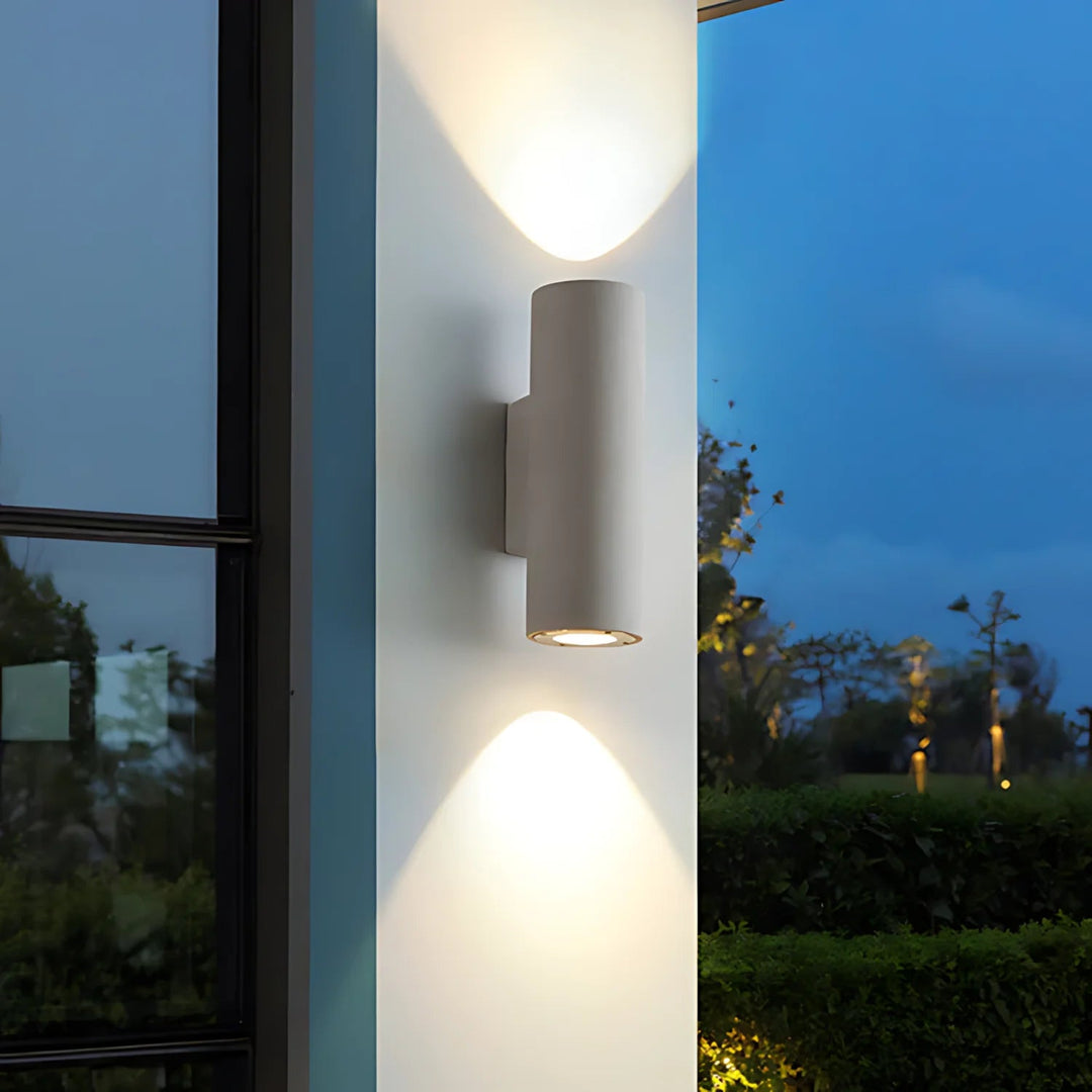 Lampada da parete minimalista in cemento per interni ed esterni Midnight Glow