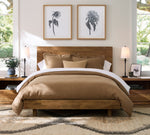 Load image into Gallery viewer, Rowan Modern Iron Table Lamp - Industrial Farmhouse Linen Bedside Reading Light
