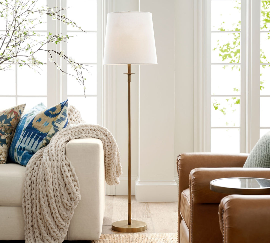 Rowan Articulating Floor Lamp - Adjustable Iron Design for Task Lighting