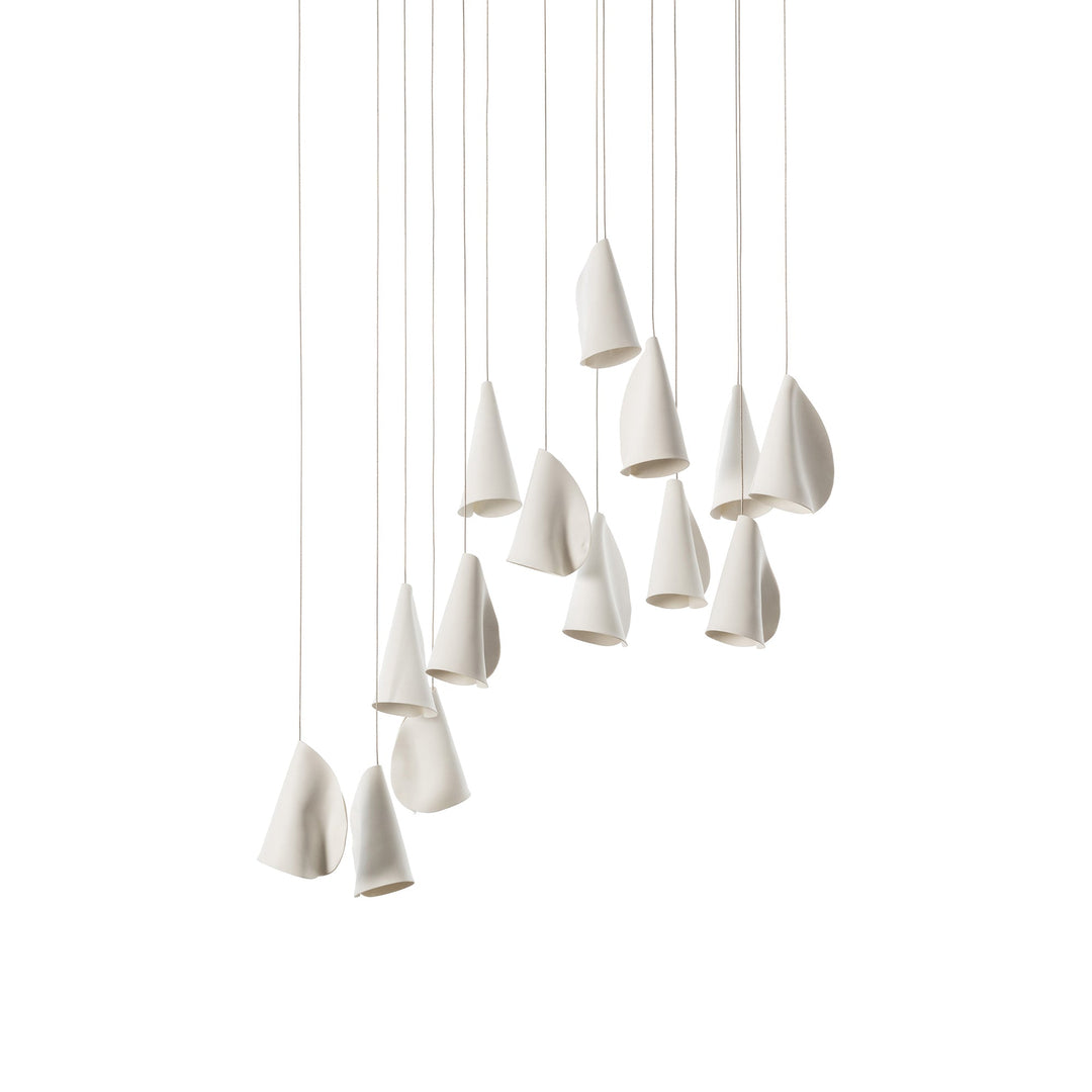 Lampada a sospensione scandinava Boki in porcellana