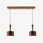 Cargar imagen en el visor de la Galería, Modern Minimalist Leather Shade Pendant Light