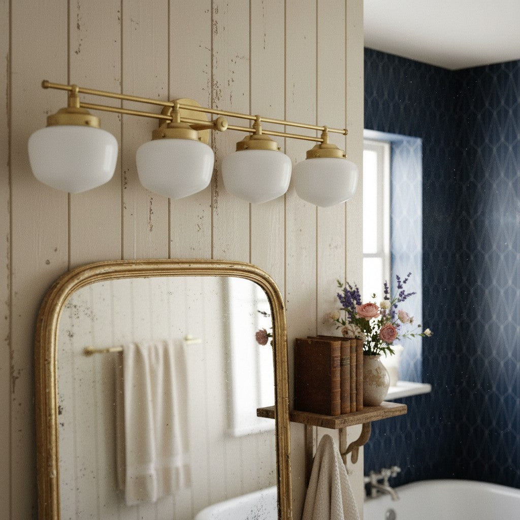 Opalume Multi-head Contemporary Wall Lamp for Mirror & Hallway