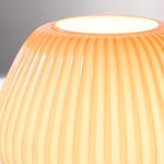 Load image into Gallery viewer, Novarise Ribbed Glass Table Lamp – Textured Glass Accent Lighting
